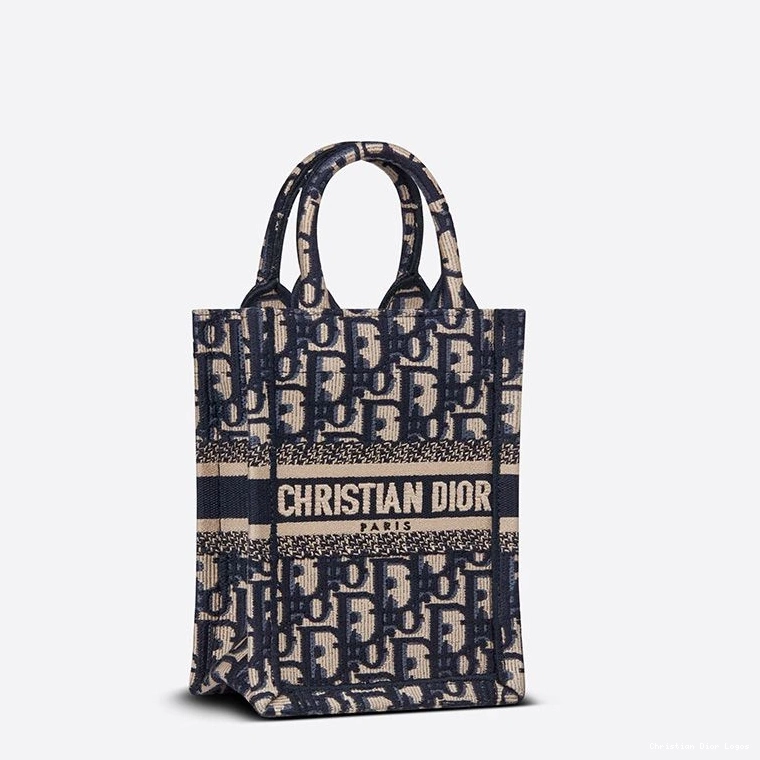 Cheap Motif Book Oblique Canvas Miniature Dior Tote Blue 0712 Luxury
